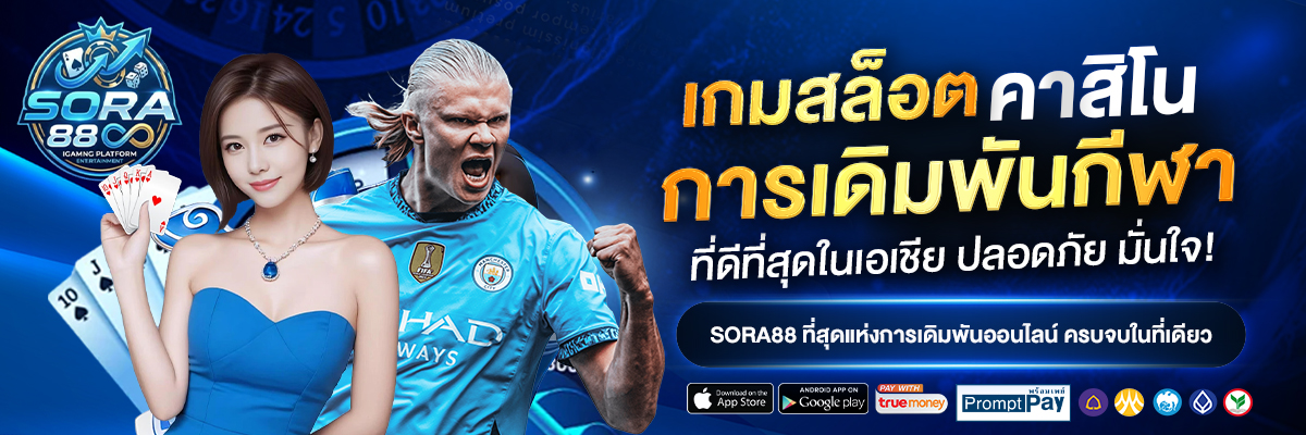 สล็อตออนไลน์ SORA889 แบนเนอร์รวมค่ายเกมสล็อตยอดนิยม